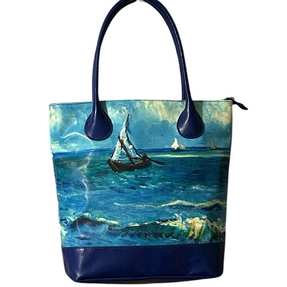 Van Gogh Tote Bag Seascape from Van Gogh Museum Amsterdam - Picture 8 of 8